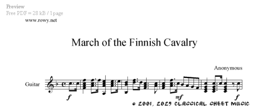 Thumb image for March of the Finnish Cavalry