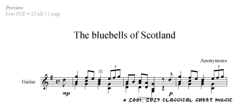 Thumb image for The bluebells of Scotland