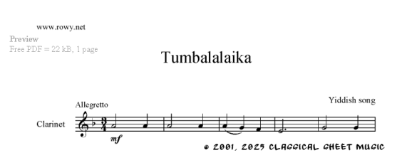 Thumb image for Tumbalalaika