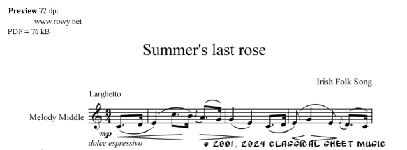 Thumb image for Summers last rose M