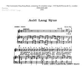 Thumb image for Auld Lang Syne