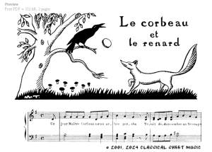 Thumb image for Enfants_Le corbeau et le renard