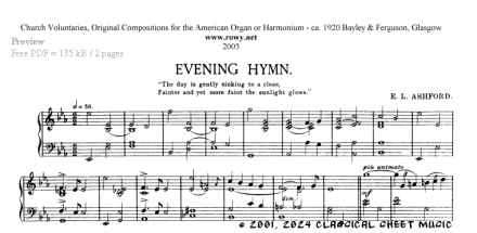 Thumb image for Evening and Vesper Hymn
