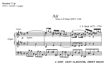 Thumb image for Air Suite in D Major BWV 1068