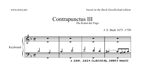 Thumb image for Contrapunctus I BWV 1080