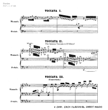 Thumb image for BG Orgelmusik I 3 Toccaten fur Orgel