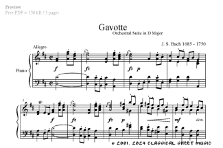 Thumb image for Gavotte Orchestral Suite in D Major