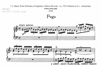 Thumb image for Three-part fugue in C Major
