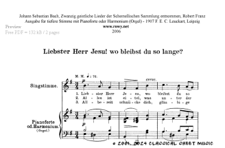 Thumb image for Liebster Herr Jesu