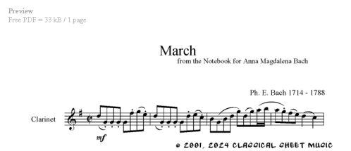 Thumb image for Anna M Bach March in G Major