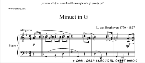 Thumb image for Minuet in G