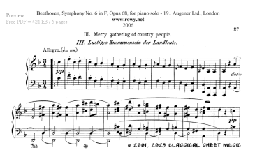 Thumb image for Symphony 6 Pastorale 3_Merry gathering