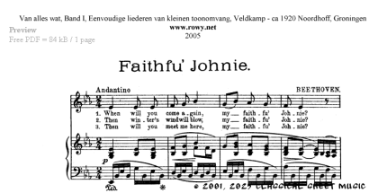 Thumb image for Faithfu Johnie Op 108 No 20