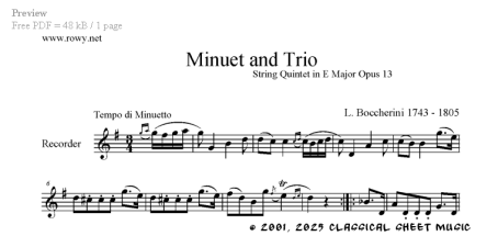 Thumb image for Minuet and Trio