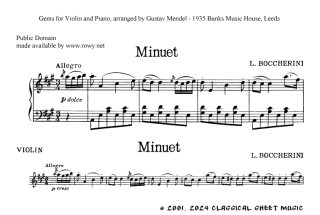 Thumb image for Minuet and Trio vl pf