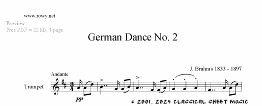 Thumb image for German Dance No 2