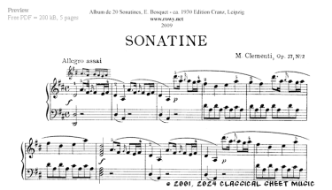 Thumb image for Sonatine Opus 37 No 2