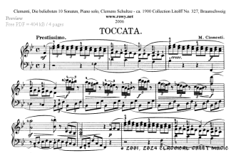 Thumb image for Toccata in B Flat Major