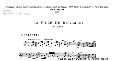 Thumb image for Selection La Fille du Regiment