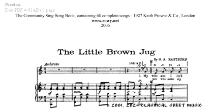 Thumb image for The little brown jug