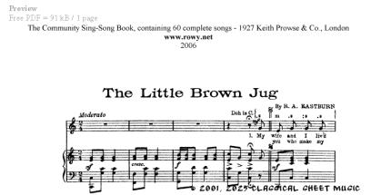 Thumb image for The little brown jug