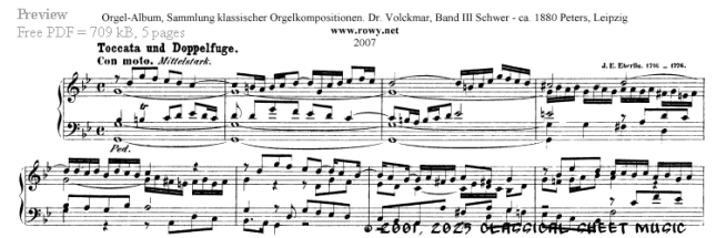 Thumb image for Toccata and Double Fugue in G Minor