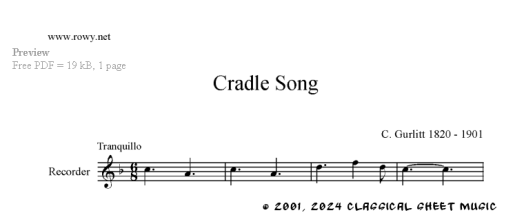 Thumb image for Cradle Song
