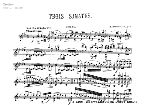 Thumb image for Trois Sonates pour le Violon Seul
