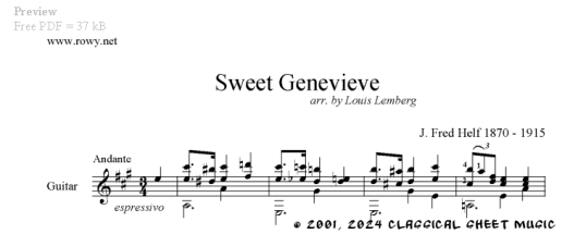 Thumb image for Sweet Genevieve