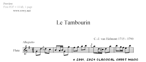 Thumb image for Le Tambourin
