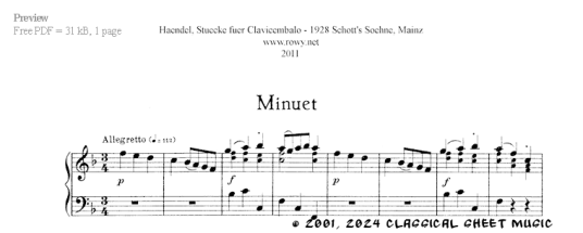Thumb image for Minuet in F major