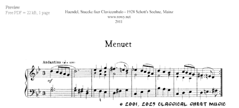 Thumb image for Minuet in G minor II