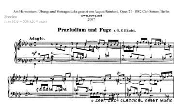 Thumb image for Prelude and Fugue in F Minor