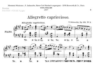 Thumb image for Moments Musicaux No 2_ Allegretto capriccioso
