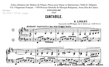 Thumb image for Cantabile in D Major