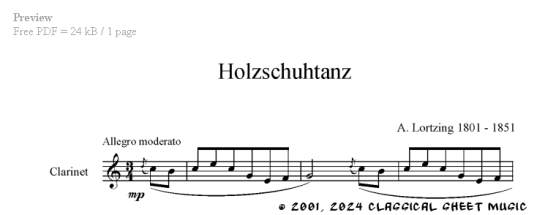 Thumb image for Zar und Zimmermann Holzschuhtanz