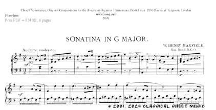 Thumb image for Sonatina in G Major