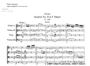 Thumb image for String Quartet No 8 K168