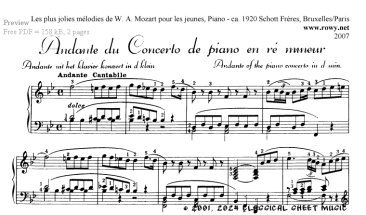 Thumb image for Piano Concerto in D Minor_Andante
