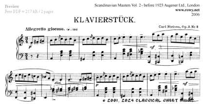 Thumb image for Klavierstuck Op 3 No 2