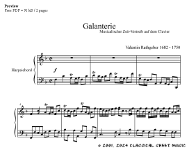 Thumb image for Galanterie in F Major