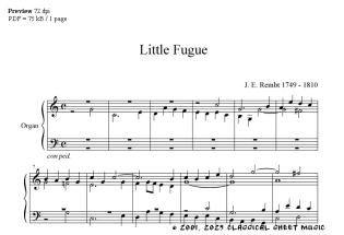 Thumb image for Little Fugue