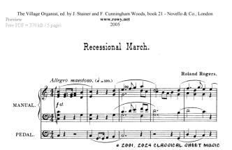 Thumb image for Recessional March
