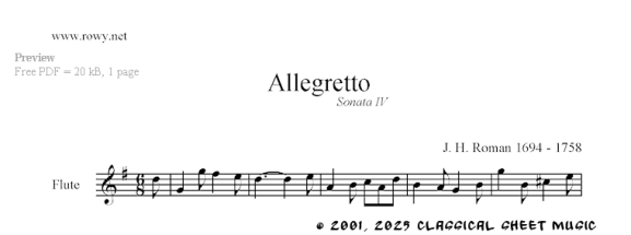 Thumb image for Allegretto Sonata IV