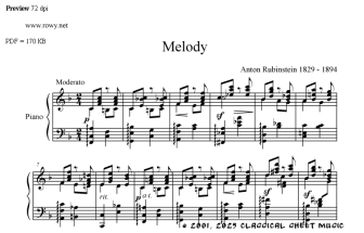 Thumb image for Melody in F