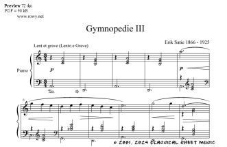 Thumb image for Gymnopedie III