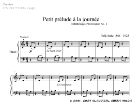 Thumb image for Petit prelude a la journee