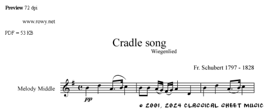 Thumb image for Cradle song M