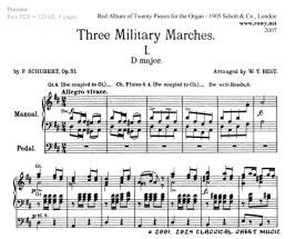 Thumb image for Marche Militaire in D Major