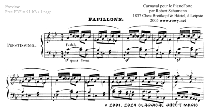 Thumb image for Carnaval Opus 9 No 10 Papillons